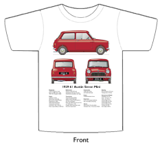 Austin Seven Mini 1959-61 T-shirt Front
